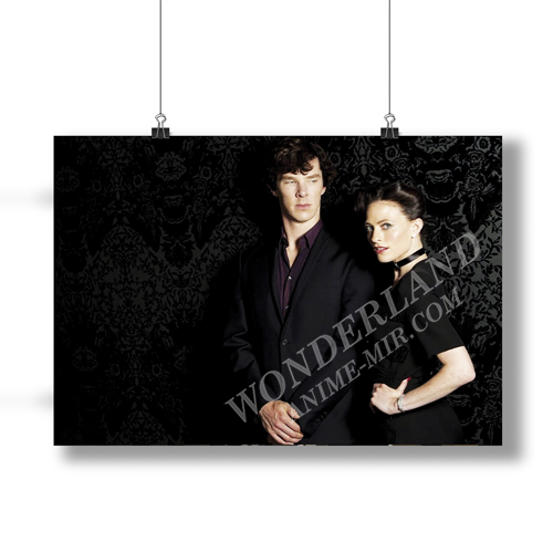 Плакат Шерлок - Шерлок и Ирэн / Sherlock - Sherlock and Irene